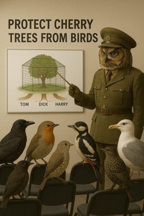 Do cherry trees need netting?